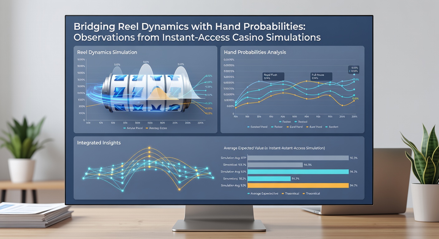 Vergleichende Darstellung von Reel-Dynamiken und Kartenwahrscheinlichkeiten in Casino-Simulationen