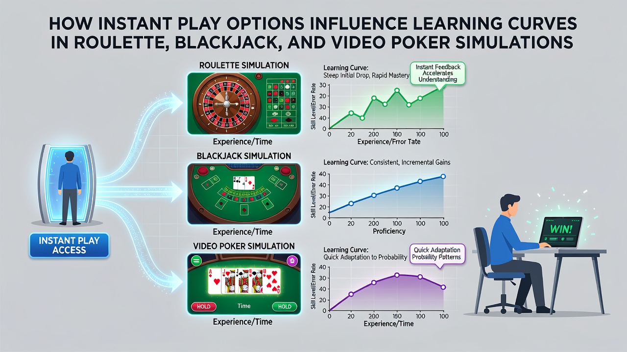 Schnittstelle einer Video-Poker-Simulation mit Fortschrittsanzeige und RNG-Statistiken