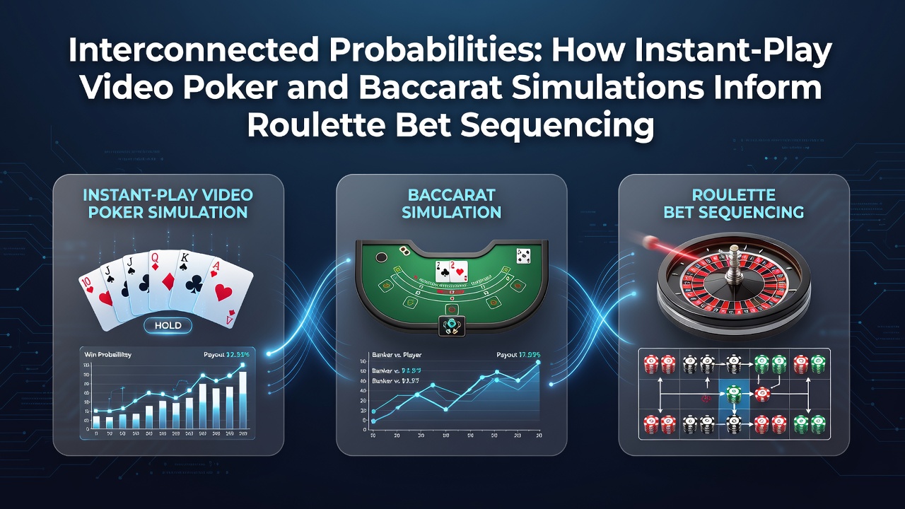 Analyse von Wahrscheinlichkeitsmustern in Video-Poker- und Baccarat-Simulationen für Roulette-Sequenzen