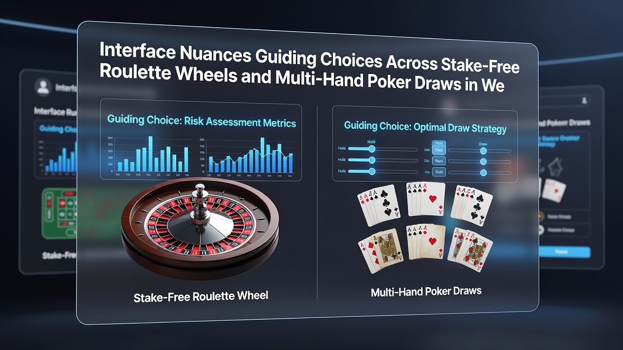 Multi-Hand-Poker-Demo mit parallelen Kartenlayouts und Steuerelementen für Ziehentscheidungen