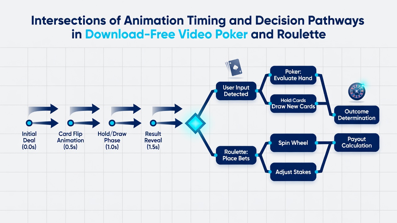 Entscheidungspfade und Animationsrhythmen in stake-freien Roulette- und Poker-Simulationen
