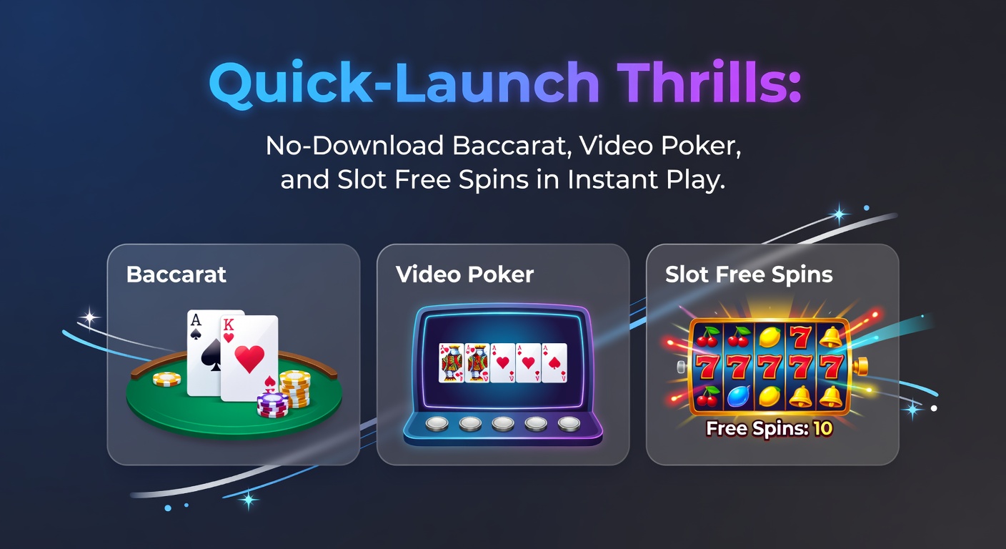 Nahaufnahme eines Video-Poker-Bildschirms im Instant Play mit gehaltenen Karten und Slot-Free-Spins im Hintergrund, die den nahtlosen Übergang zwischen Spielen illustrieren