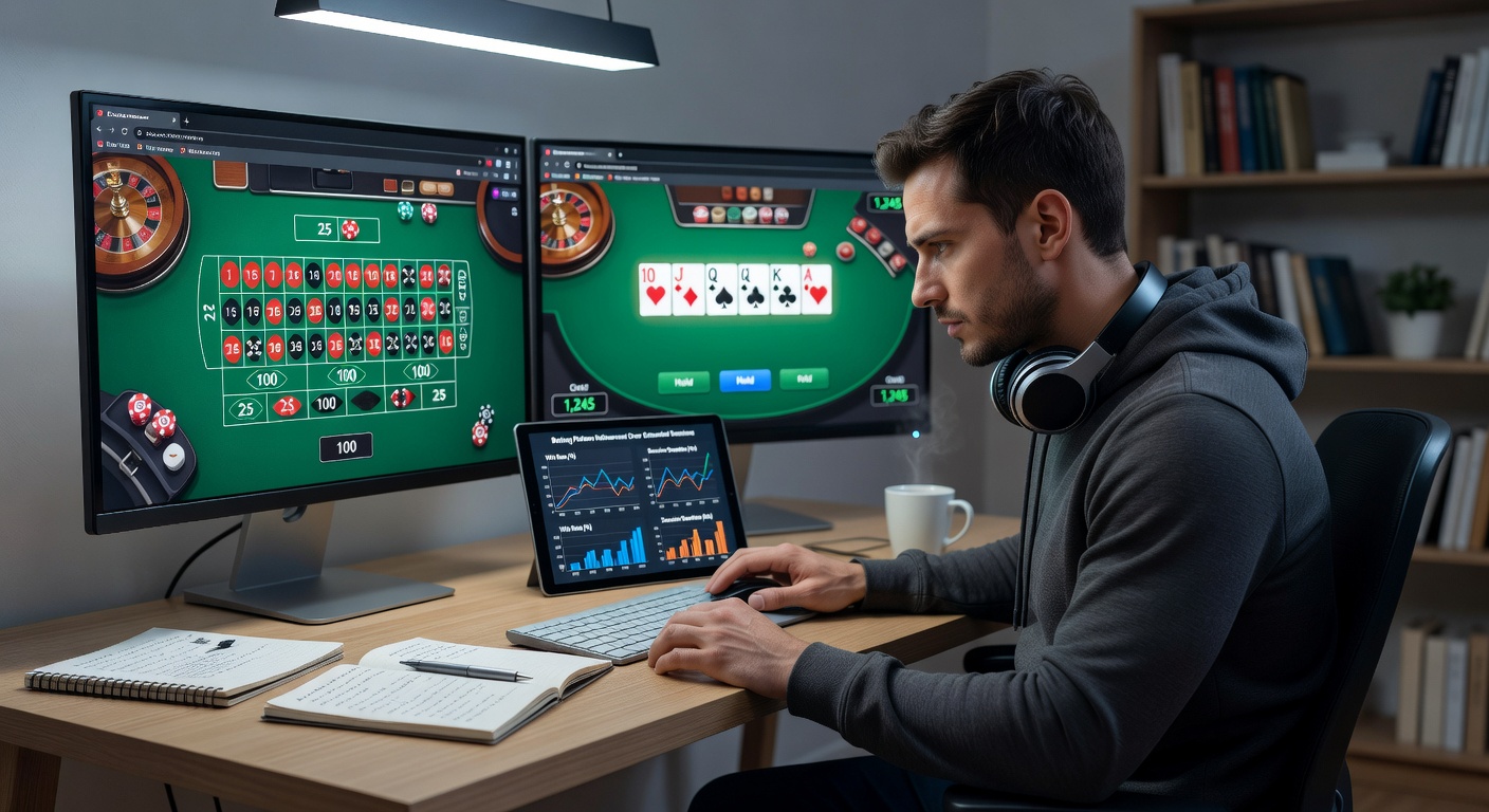Video-Poker-Simulation mit detaillierten Draw-Statistiken und optimierten Wettmustern