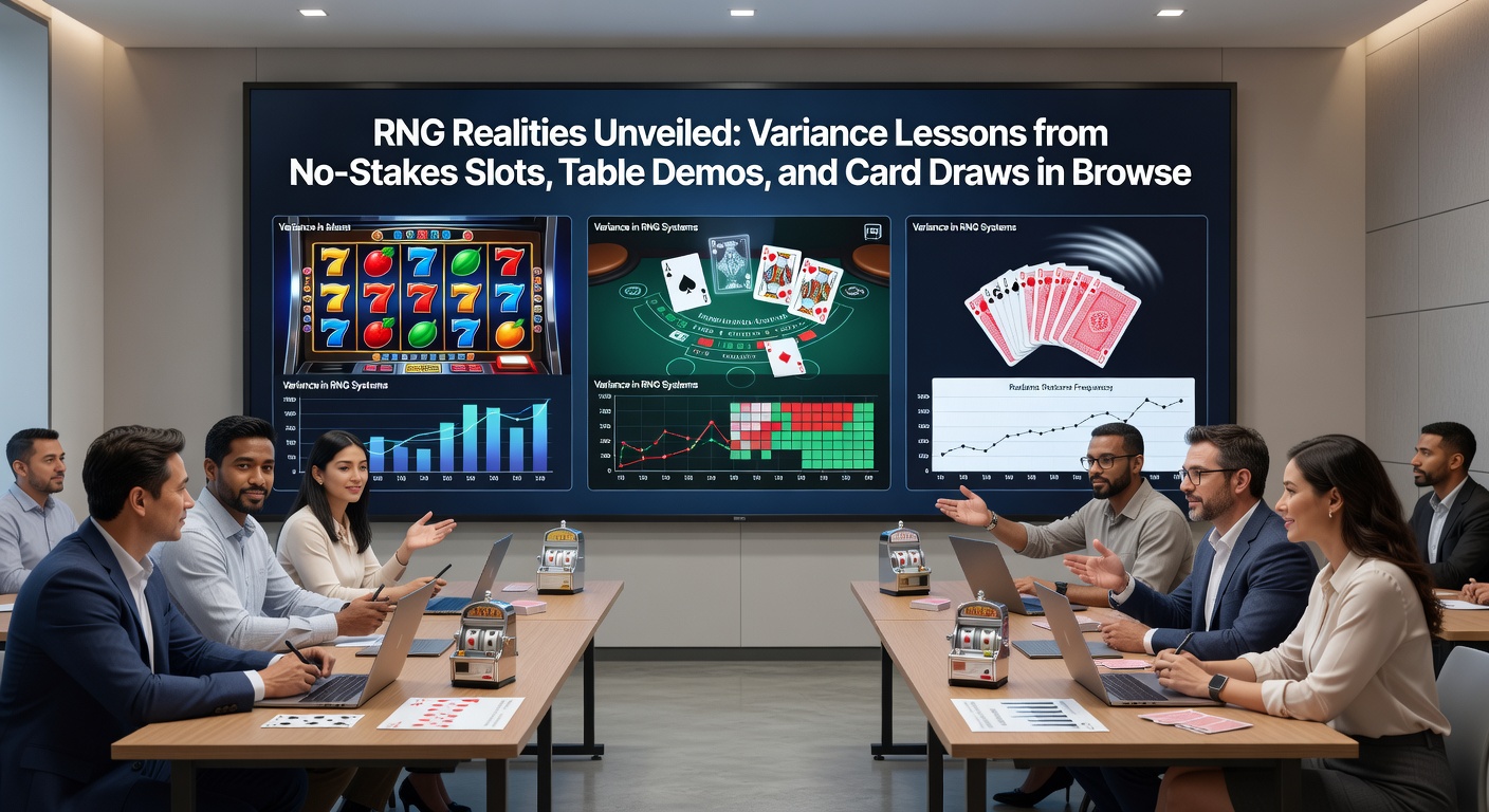 Screenshot einer Tisch-Demo mit Kartenziehungen, der Varianz in Blackjack- und Poker-Simulationen demonstriert