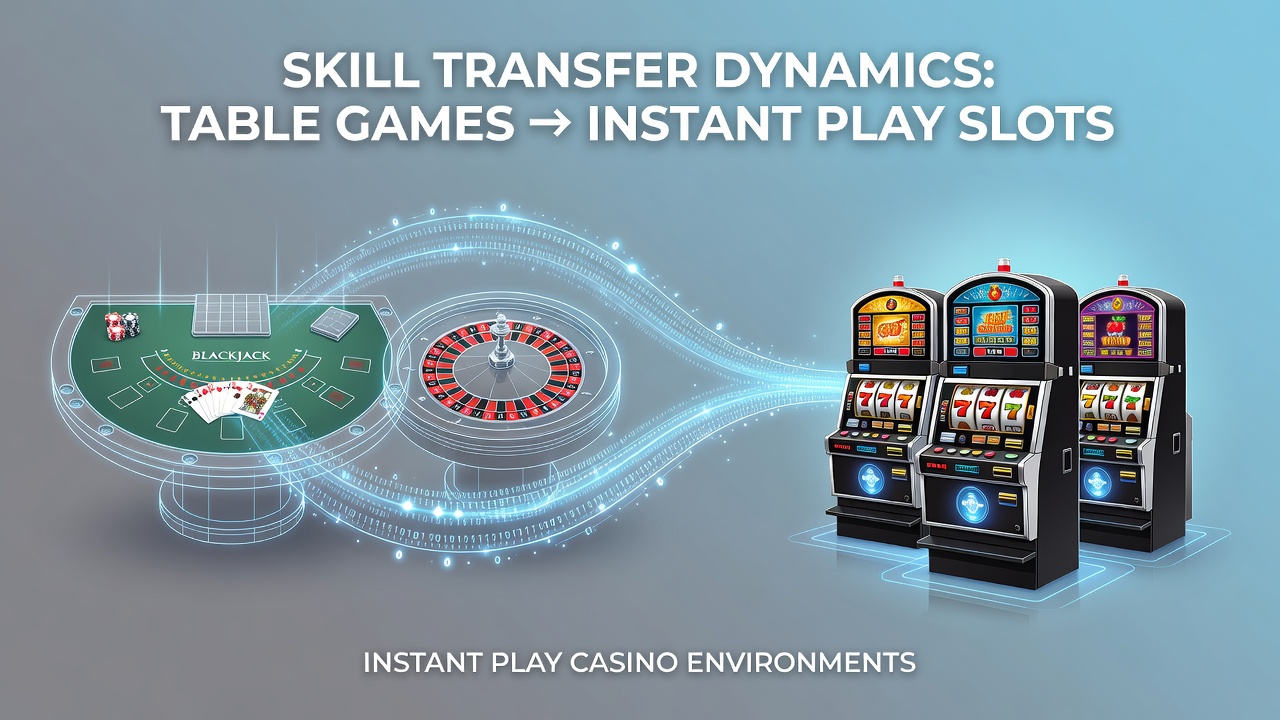 Darstellung von Instant-Play-Schnittstellen mit Tischspielen und Slots in einem Browser-Casino